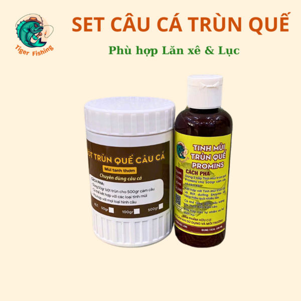 Set hương mùi trùn quế